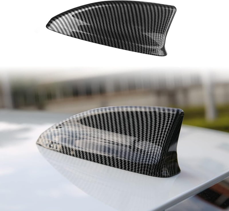 CKE Compatible with Honda Civic 2022-2026 for CRV HRV Accord 2023-2026 Accessories Car Shark Fin Antenna Topper Roof Aerial Cover Trim -Carbon Fiber Style - Image 1